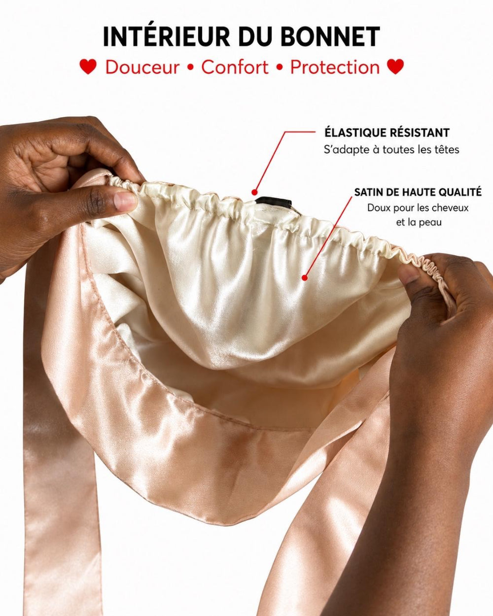 bonnet de nuit
satin
protection cheveux
cheveux naturels
accessoire nuit
bonnet satin
soin cheveux nuit
cheveux boucles
cheveux afro
sleep cap
hair care
ruban ajustable
cadeau femme
beaute cheveux
nuit confortable